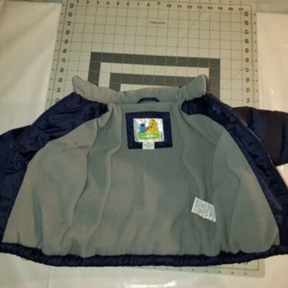 ♡SESAME ST 🔹️puffer coat dark blue 🔸️no hood *12Mths - Picture 4 of 8